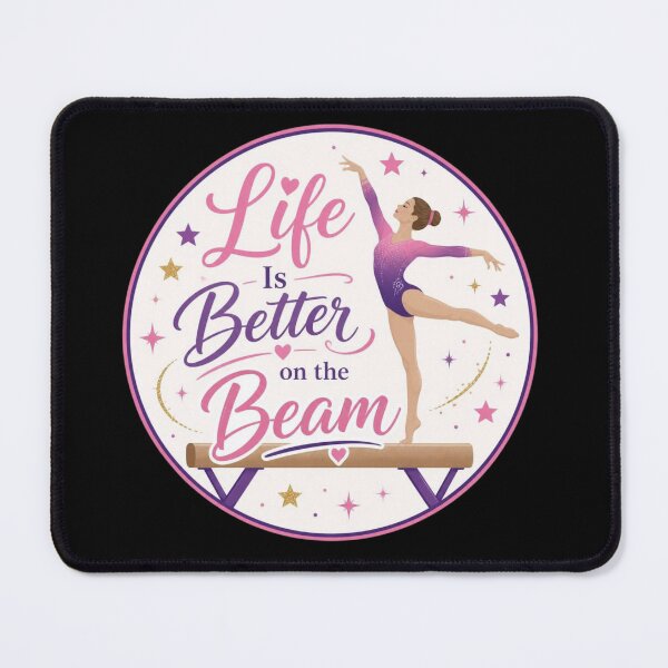 Item preview, Life is Better on the Beam Artistic Gymnastics designed and sold by FlipGymnastics.