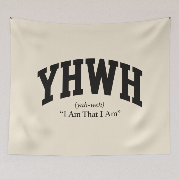 Item preview, YHWH Yahweh I Am That I Am Christian Varsity Typography Bible Name of God designed and sold by EatPrayLive.