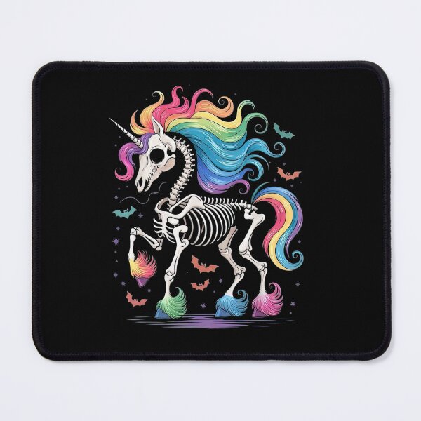 Item preview, Rainbow Skeleton Unicorn - Pastel Goth Creepy Cute Halloween designed and sold by The Funky Sprunki.
