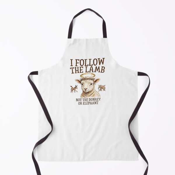Item preview, I Follow The Lamb Not The Donkey Or Elephant designed and sold by CutieGalore.
