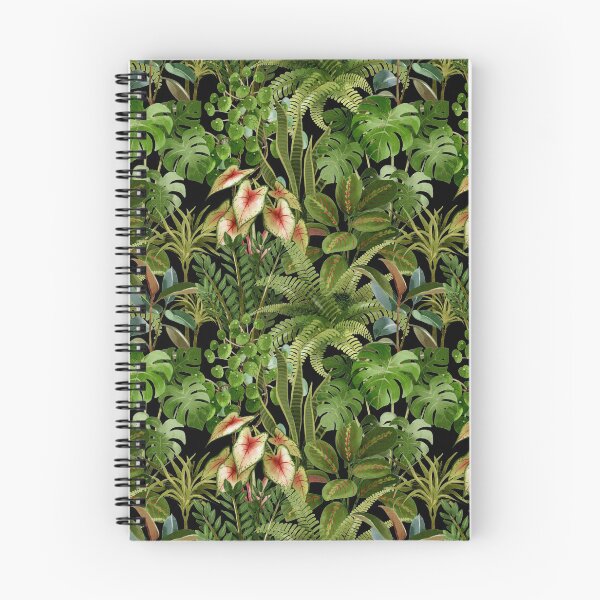 Item preview, Dense Watercolor Tropical Houseplants Jungle Seamless Pattern designed and sold by Ms. Iryna.