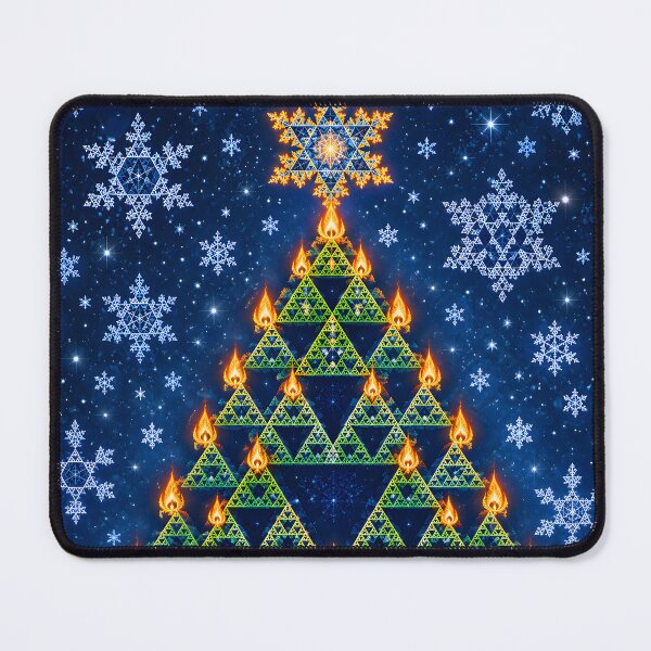 Item preview, Sierpinski Fractal Christmas Tree designed and sold by Sybille-Yates.