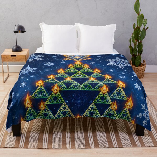 Item preview, Sierpinski Fractal Christmas Tree designed and sold by Sybille-Yates.