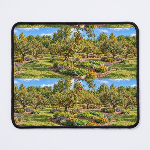 Item preview, Digital enhanced apple orchard picture from Little River Garden designed and sold by naturematters.