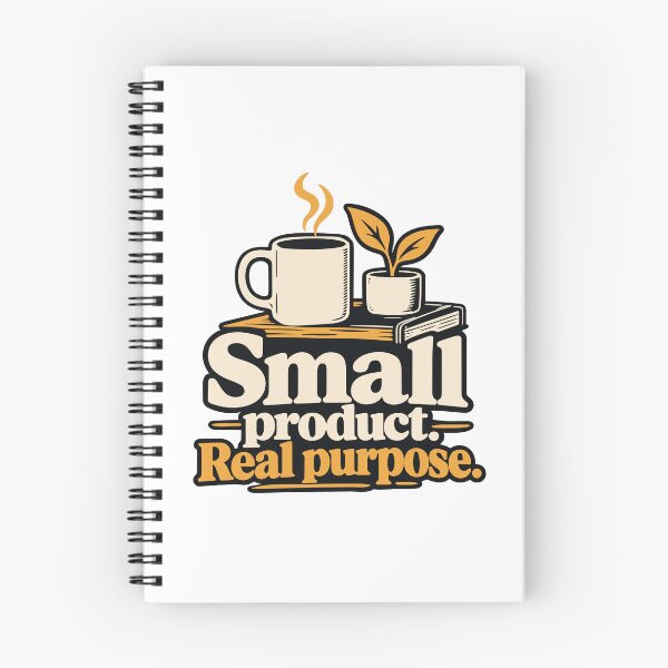 Item preview, Small Product, Real Purpose Typography Tee designed and sold by ThreadQuirk.