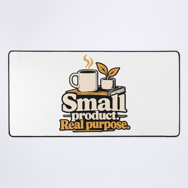 Item preview, Small Product, Real Purpose Typography Tee designed and sold by ThreadQuirk.
