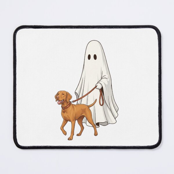 Item preview, Vizsla Ghost Walking Dog Halloween Spooky Dog Mom Cute Hungarian Pointer Fall Humor designed and sold by raedattia.