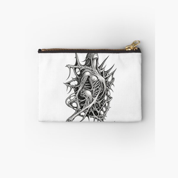 Item preview, Death Skeleton Monstrosity with Skulls and Spiders Black and White Art Design LIMITED EDITION designed and sold by hannanmia0017.