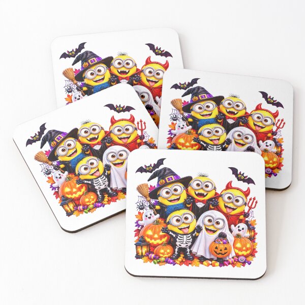Item preview, Five Cute Halloween Cartoon Characters – Spooky Pumpkin Group Sticker designed and sold by ashwin131.