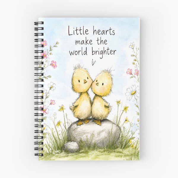 Item preview, Little Hearts Make the World Brighter designed and sold by ACasualCottage.