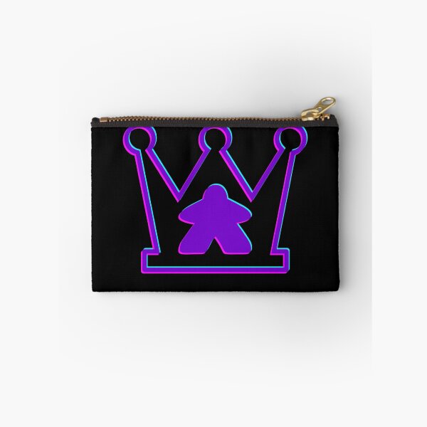 Item preview, Neon Board Game Crown Synthwave Meeple designed and sold by Sky-99.