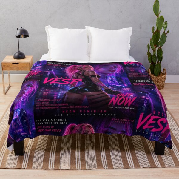 Item preview, Nyx Vesp Neon Dominion Poster designed and sold by Mr Ai Shop.