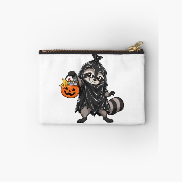 Item preview, Raccoon in Trash Bag Ghost Costume Trick or Treat designed and sold by bwanaboards.