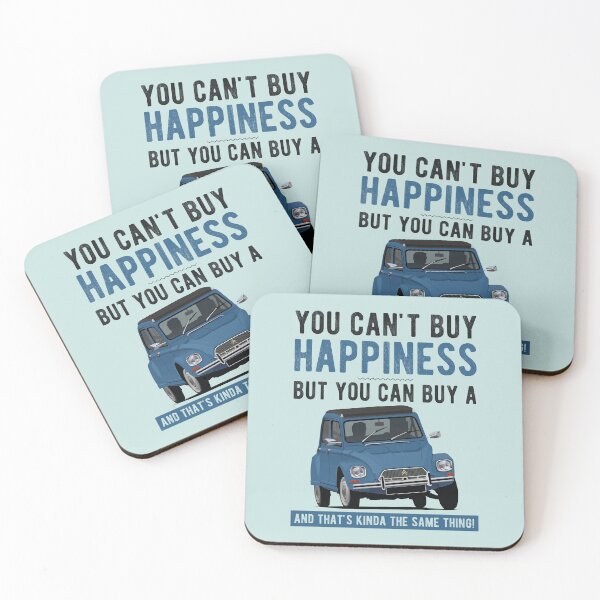 Item preview, Classic Dyane 'You Can't Buy Happiness' designed and sold by knappidesign.