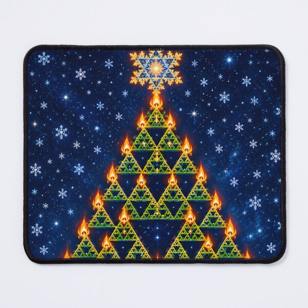 Item preview, Sierpinski Fractal Christmas Tree 2 designed and sold by Sybille-Yates.