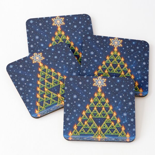 Item preview, Sierpinski Fractal Christmas Tree 2 designed and sold by Sybille-Yates.