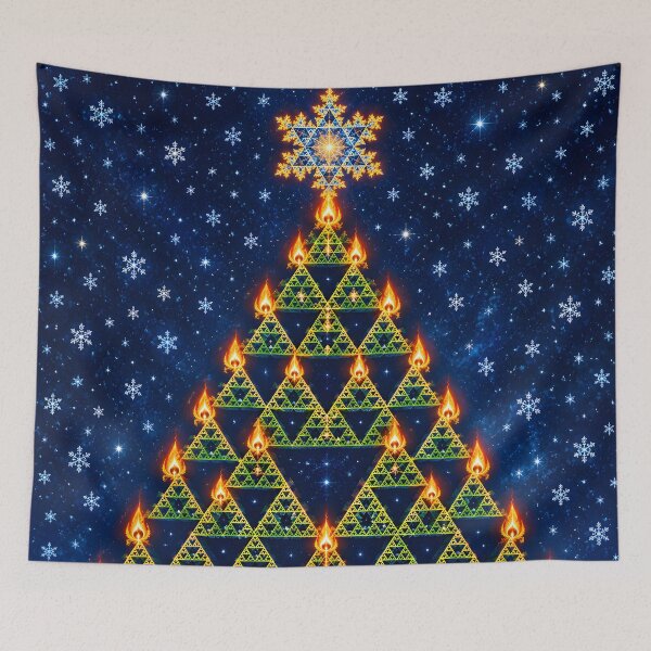 Item preview, Sierpinski Fractal Christmas Tree 2 designed and sold by Sybille-Yates.