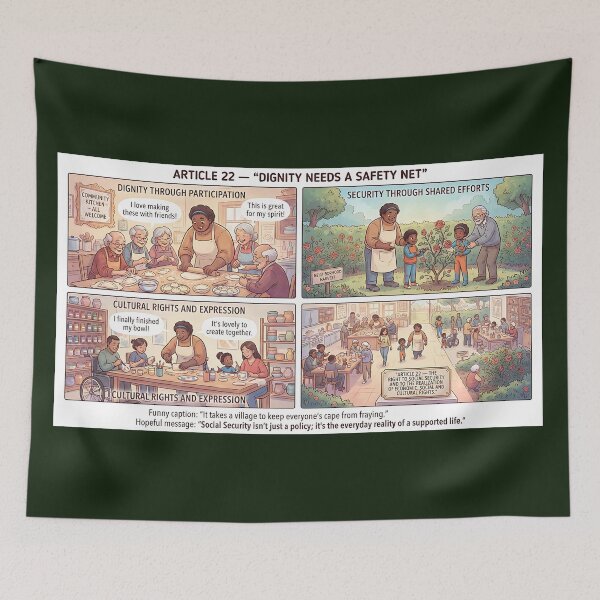 Item preview, Community and social security in action designed and sold by Mianku | Für das Leben.