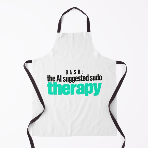 Item preview, Funny Programmer Sudo Therapy Typographic Design designed and sold by ThreadQuirk.