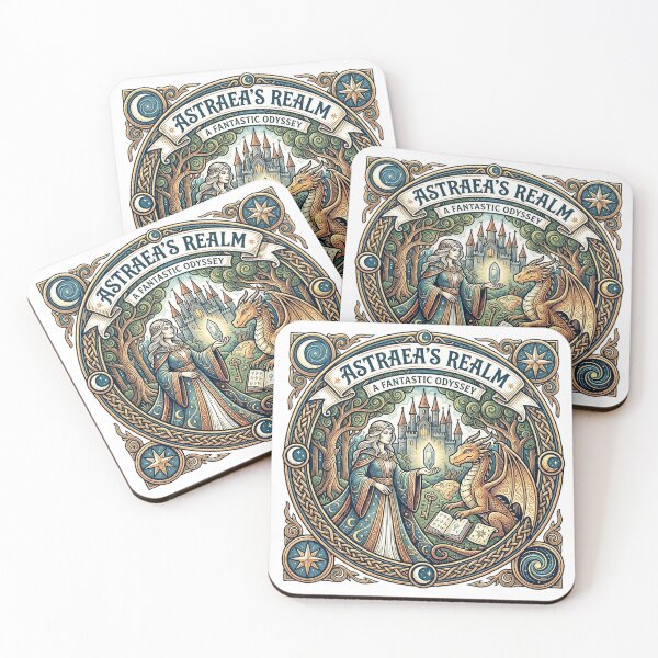 Item preview, Astraea’s Realm — A Fantastic Odyssey Vintage Fantasy Emblem designed and sold by urmoments.