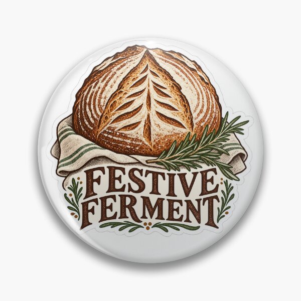 Item preview, Christmas Sourdough Bread Festive Ferment designed and sold by lorand-designs.