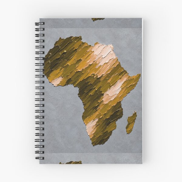 Aperçu de l'œuvre Carte africaine audacieuse créée et vendue par Paper&Palette.