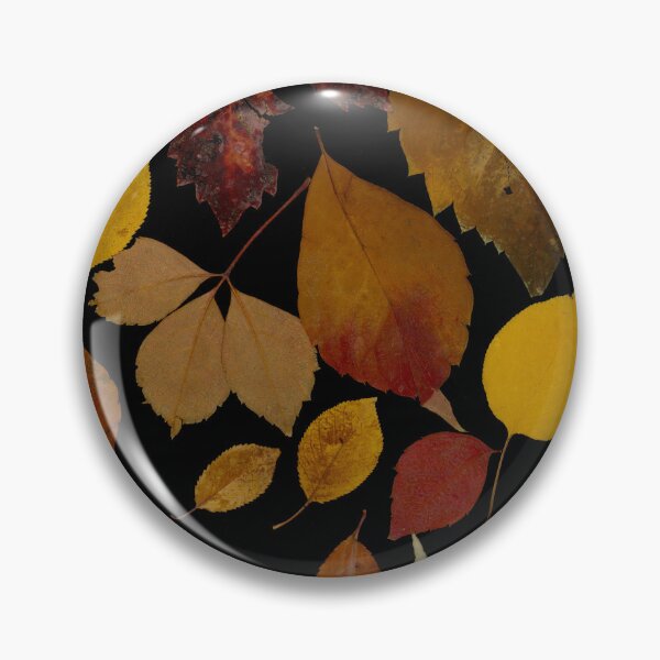 Item preview, Autumn Colors – Botanical Leaves on Black designed and sold by onubi.