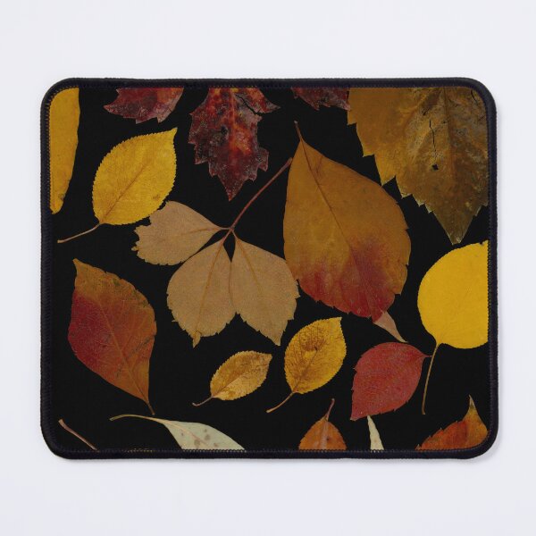 Item preview, Autumn Colors – Botanical Leaves on Black designed and sold by onubi.