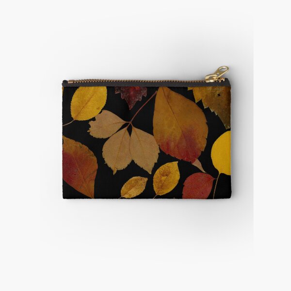 Item preview, Autumn Colors – Botanical Leaves on Black designed and sold by onubi.