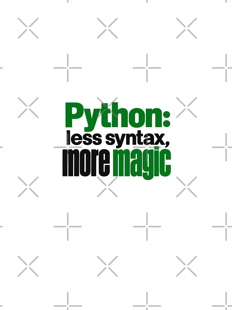 Thumbnail 5 of 5, A-Line Dress, Python Less Syntax More Magic Funny Programmer Typography designed and sold by ThreadQuirk.