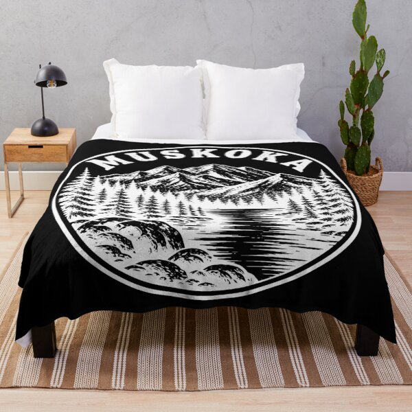 Item preview, MUSKOKA (white white ink) designed and sold by VelvetRoom.