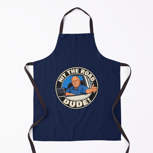 Item preview, Hit the Road Dude – Pickup Driver Meme Badge designed and sold by itsmorabit.