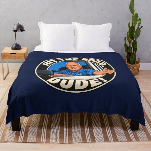 Item preview, Hit the Road Dude – Pickup Driver Meme Badge designed and sold by itsmorabit.