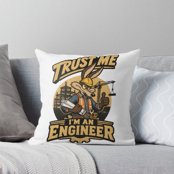Item preview, Trust Me I'm An Engineer Funny Wile E Coyote Inspired Design ⭐⭐⭐⭐⭐ designed and sold by NumandisArt.