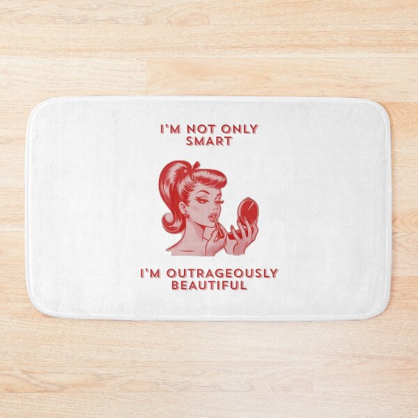 Item preview, I'm Not Only Smart, I'm Outrageously Beautiful (Vintage Design) designed and sold by LoveWhatYouDo.
