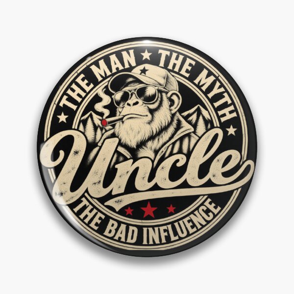 Item preview, The Man The Myth The Uncle The Bad Influence Monkey  designed and sold by VGAfanatic.