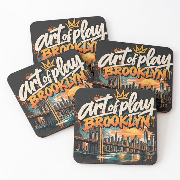 Item preview, Art of Play Brooklyn NYC Retro Street Art Design designed and sold by WonderInkLab.