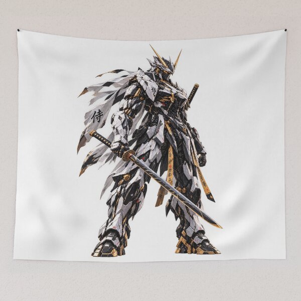 Item preview, Steel Katana Warrior – Legendary Mecha Samurai designed and sold by MangaVersePrint.