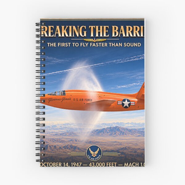 Item preview, Bell X-1 supersonic flight, sound barrier 1947 designed and sold by thirtyonestars.