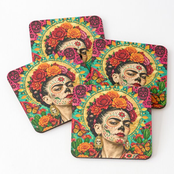 Item preview, Dia de Muertos Frida designed and sold by FabFunFridaForever!.