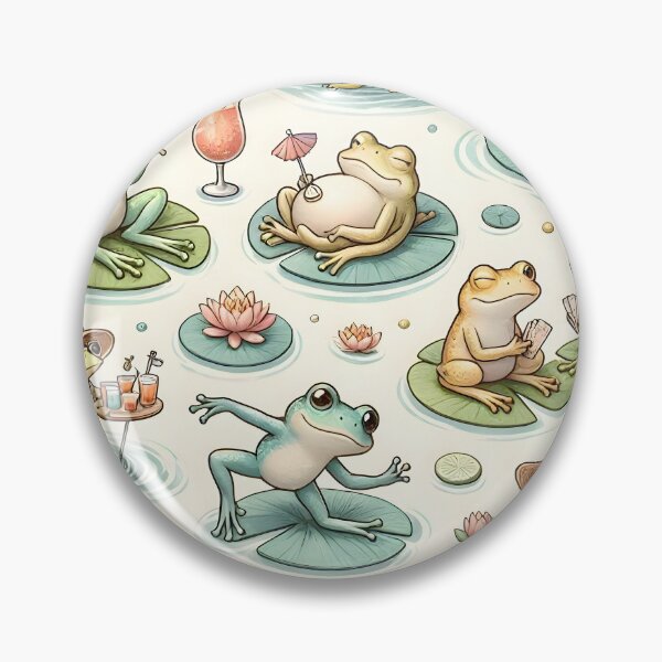 Item preview, Cute Summer Frog Life designed and sold by Sybille-Yates.
