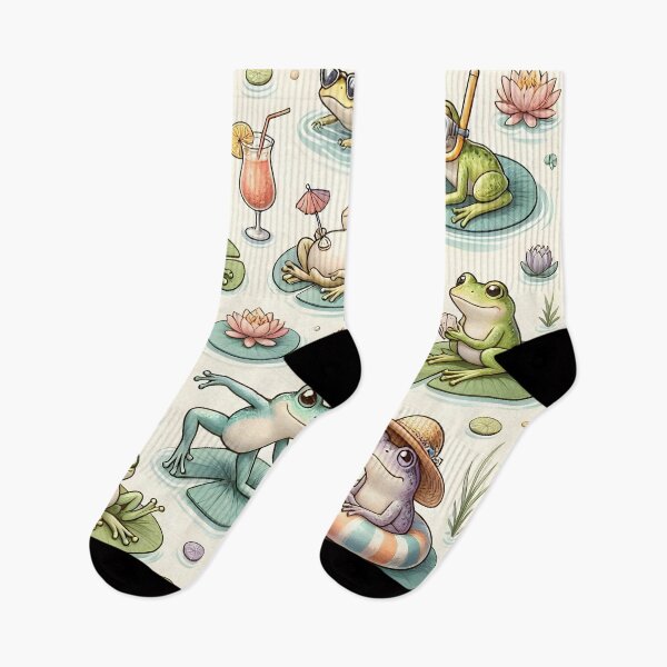 Item preview, Cute Summer Frog Life designed and sold by Sybille-Yates.