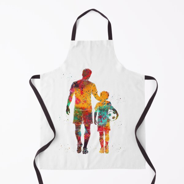 Item preview, Soccer Dad and Son Watercolor Art designed and sold by Liededrom..