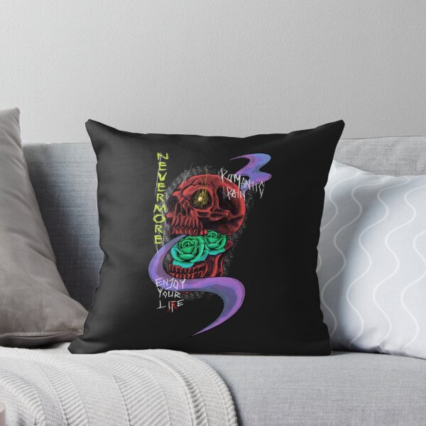 Item preview, Nevermore Romantic Skull & Roses - Edgy Grunge Aesthetic Art T-Shirt designed and sold by Exstudio.