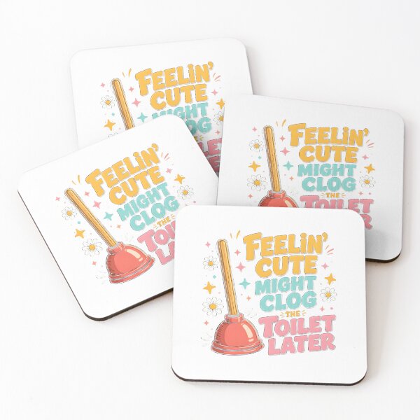 Item preview, Retro Plunger Feelin Cute Clog Toilet Later designed and sold by Maladies.