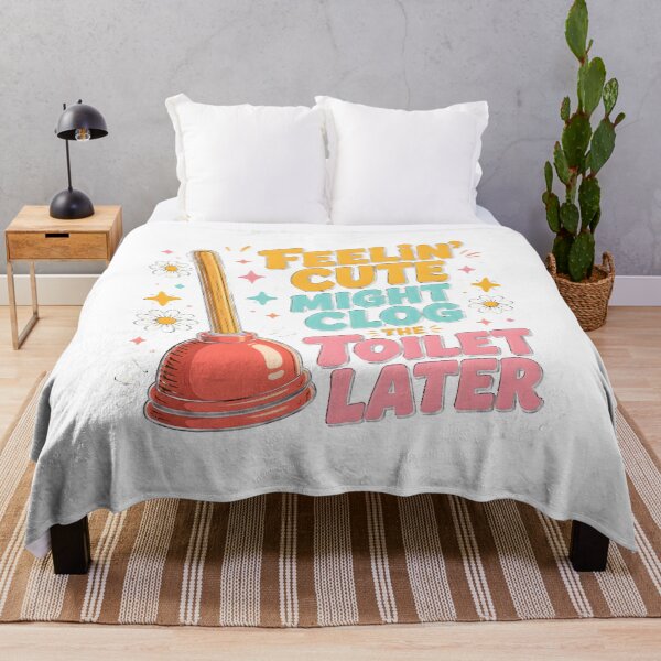 Item preview, Retro Plunger Feelin Cute Clog Toilet Later designed and sold by Maladies.
