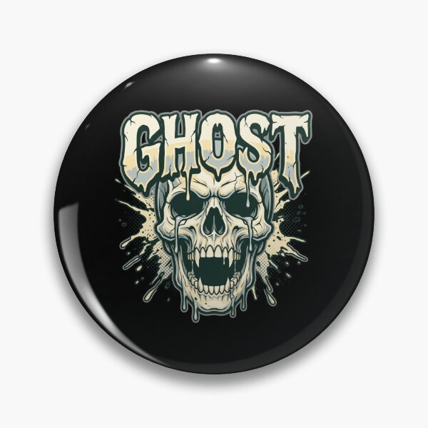 Item preview, Ghost Goth Punk Skull Decay Graffiti Art designed and sold by MarCinu Art.