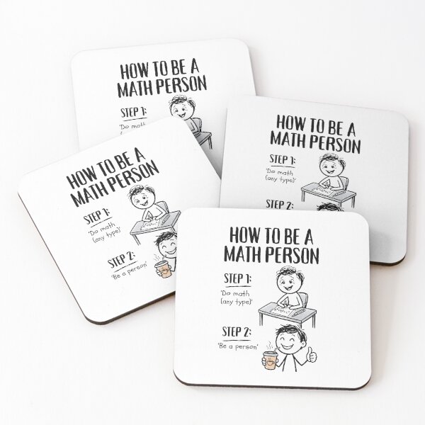 Item preview, How To Be A Math Person - Funny Math Stick Figure  designed and sold by CutieGalore.