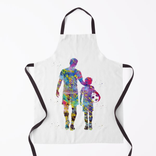 Item preview, Soccer Dad and Son Watercolor Art designed and sold by Liededrom..