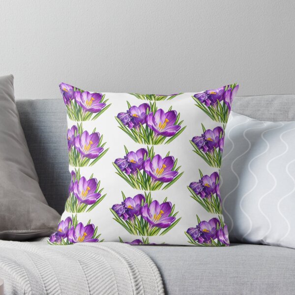 Item preview, Pretty purple flower and green leaves photo art designed and sold by naturematters.